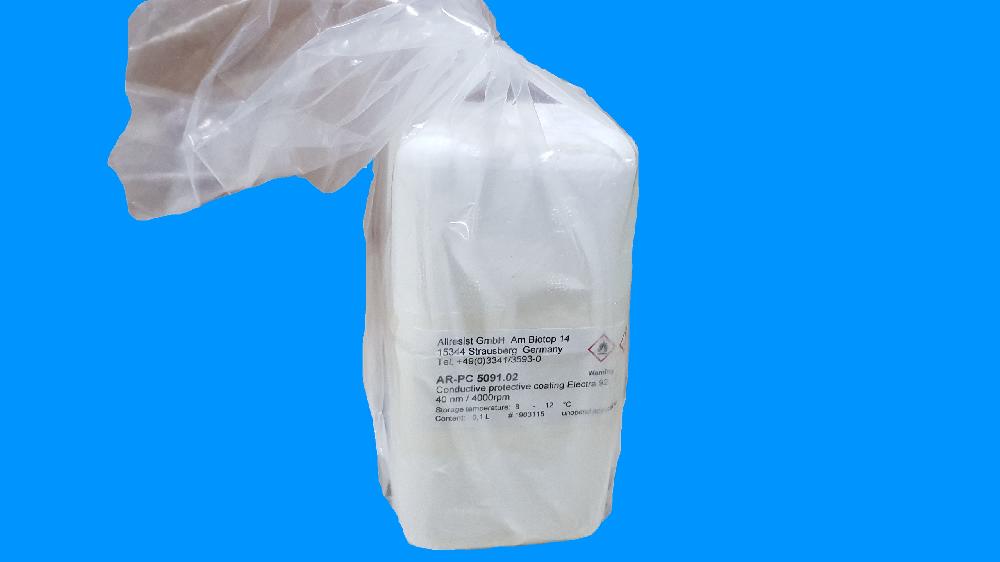Conductive protective coating for E-beam Resists